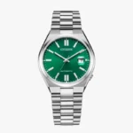 NJ0150-81X Homme Acier inoxydable Vert ø 40mm
