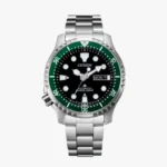 NY0084-89EC Homme Acier inoxydable Noir ø 42mm